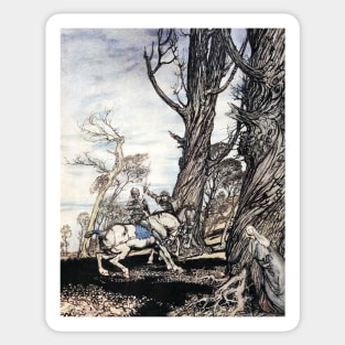 Sir Lancelot - Arthur Rackham Sticker